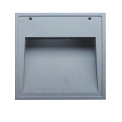 China Corridor / Stair Square Shape Aluminum IP54 Recessed Wall Mounted Light Led Step Light for sale