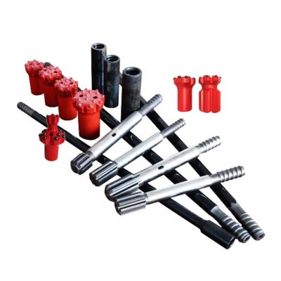 China Top Tunneling Hammer Rock Drilling Tools Drill Bit Rods Shank Adapter For Hydraulic Drill Rig for sale