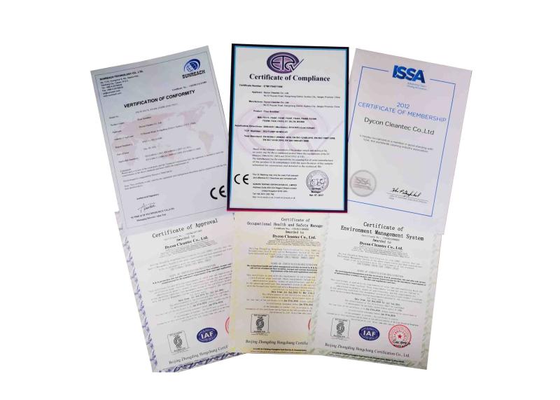 Verified China supplier - Dycon Cleantec Co.,Ltd