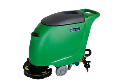 China Silent Auto Floor Scrubbing Machines , Green Ceramic Floor Cleaner Machine for sale