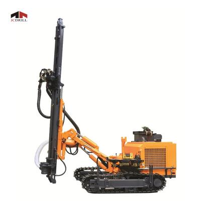 China Downhole Drilling Rig For Mining Blasting Hole Integrated Dth Mounted Diesel Open Use Dth Drilling Rig for sale