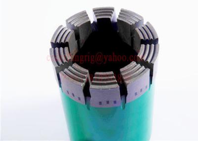 China High Speed Impregnated Diamond Core Drill Bit For Rock Mining Exploration Drilling for sale