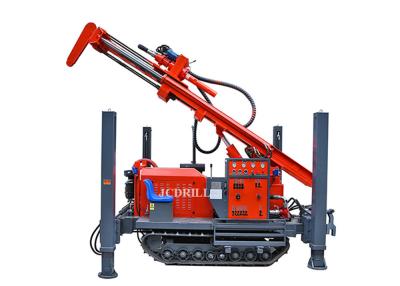 China Borehole Crawler Mounted Water Well Drilling Rig STEEL CRAWLER 200m  CWD200 for sale