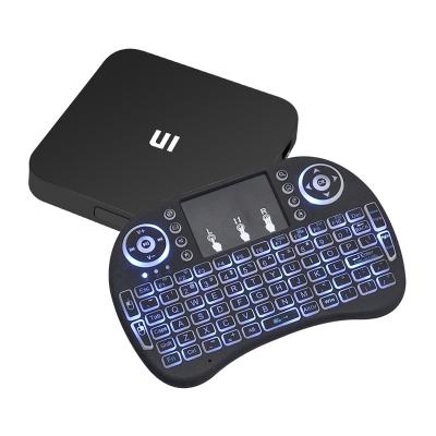 China Mini Keyboard I8 Wireless Backlight English Keyboard 2.4GHz Air Mouse For Android TV BOX for sale