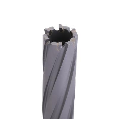 China Metal Drilling 26x100 Weldon Shank Fabrication Twist Drill Bit For CTT Annular Cutter for sale