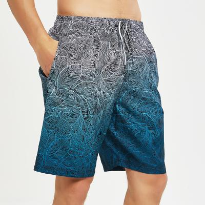 China Plus Size Mens Designer Breathable Swim Shorts Hawaii Printed Shade Color Mens Swim Trunks Drawstring Board Shorts Beach Abbreviations for sale