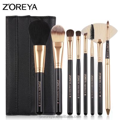 China Makeup Set Brushes Brush Set Wholesale Soft Hair Zoreya Makeup 8pcs Cosmetic Kit for sale