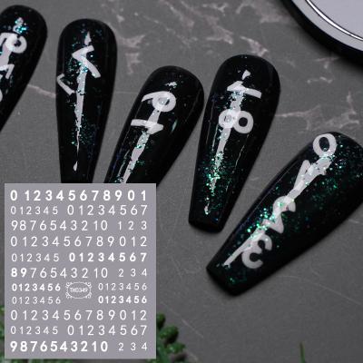 China Easy Apply and Remove Beautysticker Design Decal Glow in the Dark Nail Stickers for sale