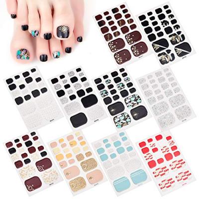 China The French beauty supplies factory and excellent export serviceToe nail polish nail wraps for sale