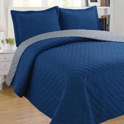 China Nondisposable Pure Color 3d Bedspread Pillow Case Polyester/Comforter Set Bedding Set Custom Material (3/4pcs/OEM) for sale