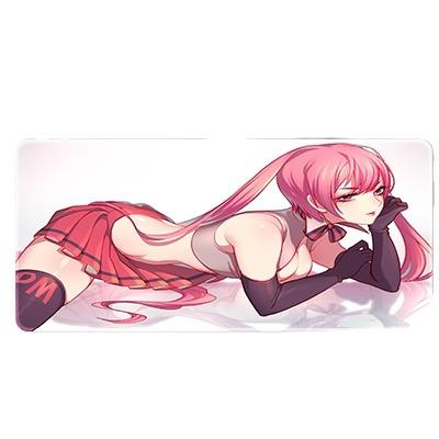 China VOCAL MI cute ku girl computer gaming mouse pad OLD Anime Japan game large size mouse pad for sale