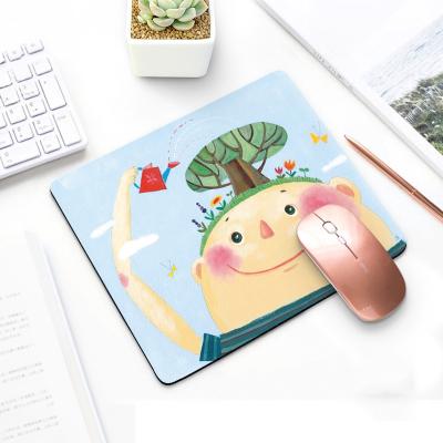 China Radiation Protection 21*26CM Small Computer Super Large Natural Rubber Original Customized Lock Edge Multicolor Mouse Pad for sale