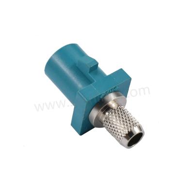 China Fakra Automotive Plug Crimp Plug Male Z Type To Auto Cable RG58 Connector for sale