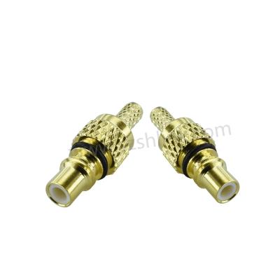 China Hot Sale RF SMC RF Coaxial Male Connector / Waterproof Plug Black for sale