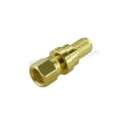 China Hot Sale RF SMC Female / Jack / Plug RF Coaxial Connector With 58 Cable Brass for sale