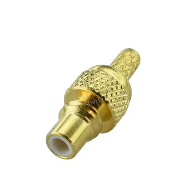 China HOT SALE RF RF Connector , 50 Ohm Straight Crimp Jack SMC Connector for sale