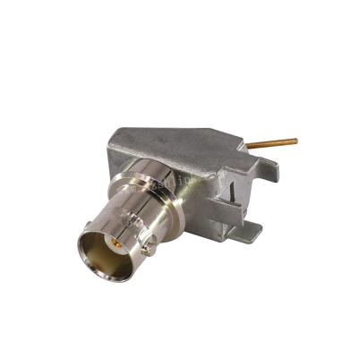 China RF Coaxial Degree RF Coaxial Cable Connector BNC 90 Female Connector for sale