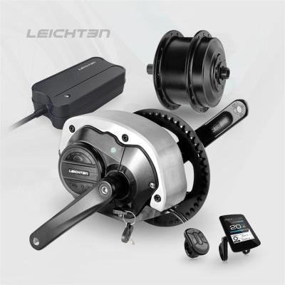 China New 36V 250W mid drive motor knit ebike conversion kit with FR30 torque sensor for sale