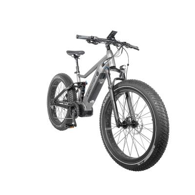 China Electric bike 48v mid drive 1000W fat tire mountain E bike aluminum alloy sale electric bicycle hot wholesale custom electric bike full suspension for sale