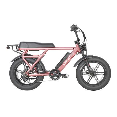 China Aluminum alloy 20*4.0 fat tire tire e bike with 6061 alloy snow bike aluminum electric fat and LED light for sale