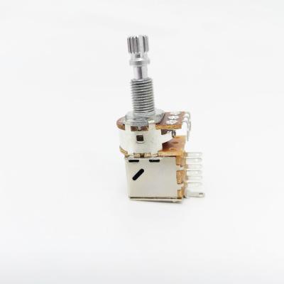 China Metal Electric Guitar Potentiometer A500K B500K High Quality Knob 19MM Push Pull Guitar Volume Small for sale