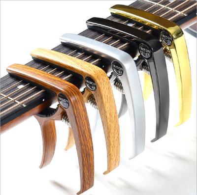 China Universal Guitar Wholesale Zinc Alloy Folk Capo GUITAR Capo Guitar Accessories for sale