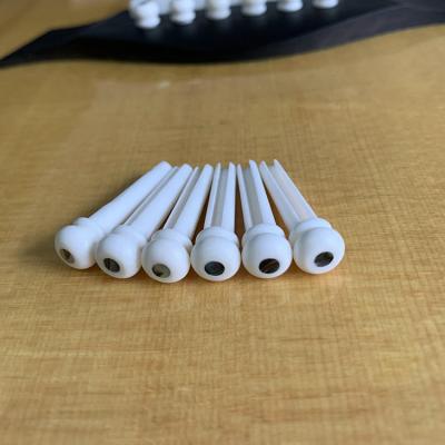 China Wholesale GUITAR Musical Instrument Parts Acoustic Guitar Accessory Bridge Pins Ox Bone String Nails for sale