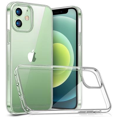 China Cheap Transparent Clear Soft Anti-fall TPU Protective Case For Iphone 12 Mini 5.4inch Simple Pure Color for sale