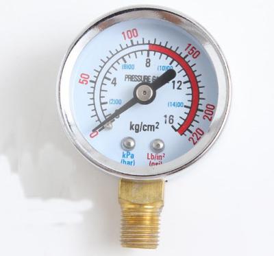 China Machine Equipment 40mm-16KGS Pressure Gauge, Pressure Gauge Pressure Gauge for sale