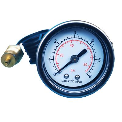 China 6bar Capillary Pressure Gauge Water Pressure Gauge Customized 40mm for sale