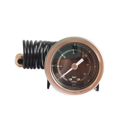 China 6bar Capillary Pressure Gauge Water Pressure Gauge Customized 1.5inch(40mm) for sale