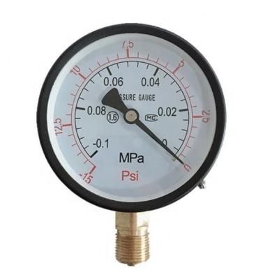 China Universal Machine Equipment Manufacturer Supply Metal Material Gas Mpa Pressure Gauge Vacuum Pressure Gauge for sale