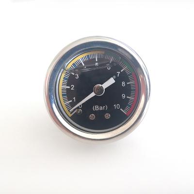 China Oil Filled Liquid Filled Hydraulic Pressure Gauge Steam Pressure Gauge NY-039 for sale