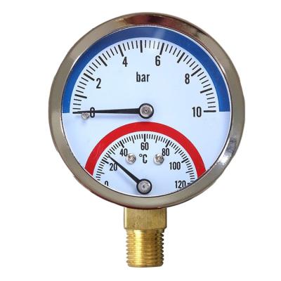 China double temperature and pressure display meter for floor heating NY-Y50 for sale