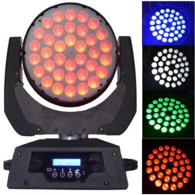 China 15 - 60 Degree Zoom Led Dmx Moving Head Lights Rgbwa 36X15w For Concert for sale