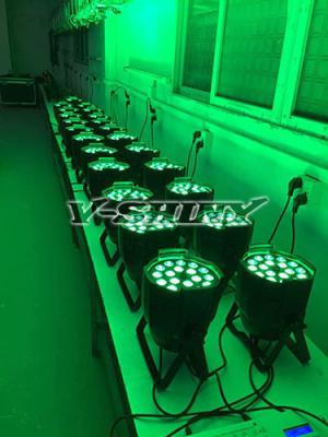 China 15-60 Degree Zoom 15w 18pcs Rgbwa 5in1 Dmx Led Par Cans Light WIth 1 Year Warranty for sale