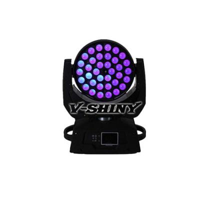 China Touch Screen Operation Rgbwauv 6 in 1 Led Zoom Wash Moving Head Light for sale