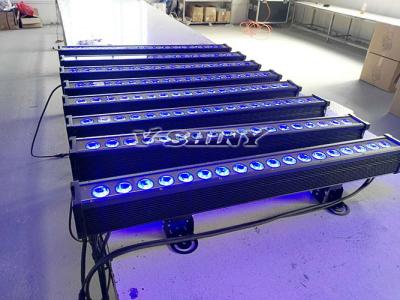 China Regular 12w X 18pcs Rgbw Quad Color LED Wall Washer Lights / LED Light Bar for sale