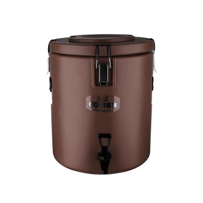 China High Quality High Quality Stored Stainless Steel Heat Preservation Insulated Commercial Food Container Barrel for sale