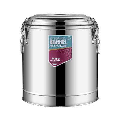 China Chaozhou Stainless Steel Heat Insulation Barrel Stocked Bucket For Outdoor Activities for sale