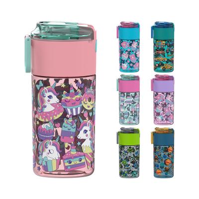 China Custom logo kids water bottle bpa free portable water bottle sustainable for kids school with handle for sale