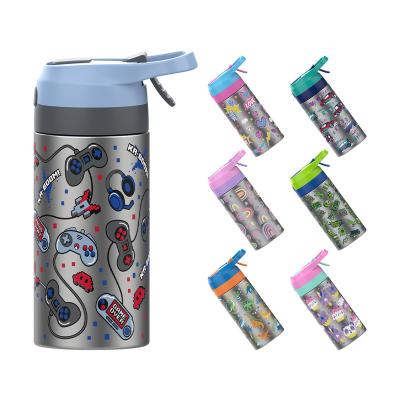 China PORTABLE 300ml Custom Printed Kids Stainless Steel Water Bottle Insulated Vacuum Insulated Water Bottle for sale