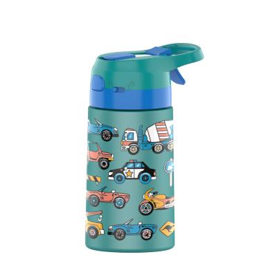 China Wholesale Capacity Factory Bottle Stocked Kids Portable Water Bottle With Straw for sale