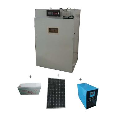 China Factory Solar Egg Incubators Hatching 1000 Chicken Egg Incubator With Solar Panel, Battery for sale