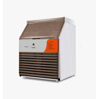 China Excellent efficiency 60/90/100/120/140/160kg bar milk tea commercial cube ice maker for sale