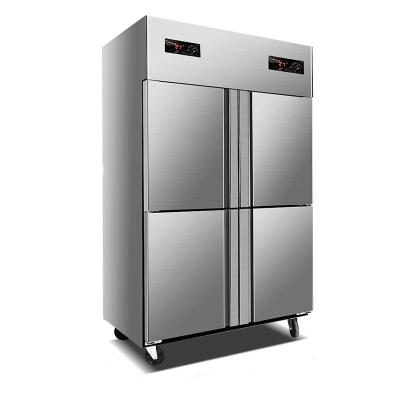 China Commercial Compressor Large Capacity 4 Door Freezer / Kitchen Freezer Refrigeration for sale