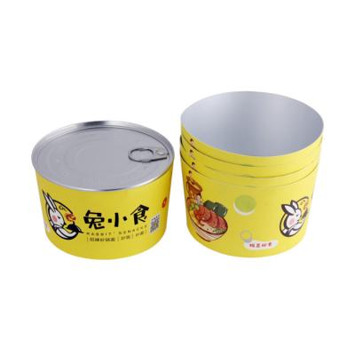 China 700/750/1000/1200ml Diposable Food Restaurant Can Sealer Food / Salad / Noodle Paper Bowl for sale