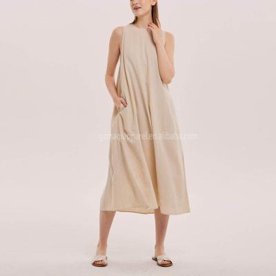 China Wholesale OEM Anti-Static Dress 2022 Custom Women Streetwear Casual Beach Wear Loose Plus Size Woman Spring Summer Long Dresses for sale