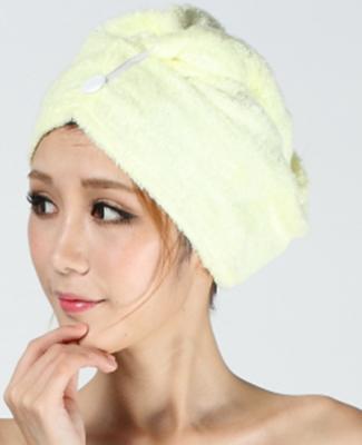 China QUICK DRY Antibacterial Silky Hand Feeling Bamboo Hair Towel Wrap for sale