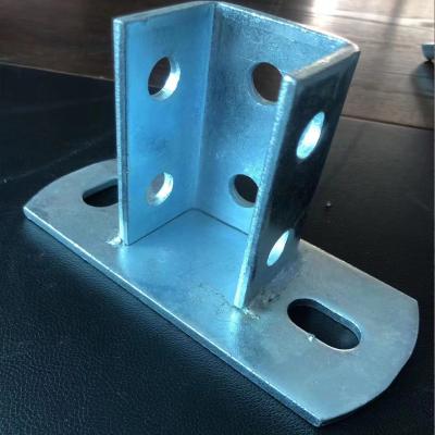 China Anti seismic unistrut unistrut bracket c channel support system strut channel fittings manufacturers steel fittings for sale